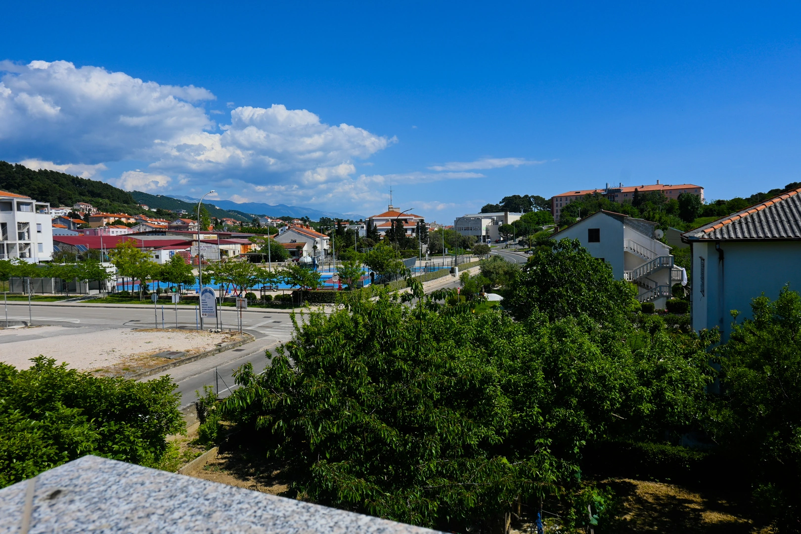 View from the balcony