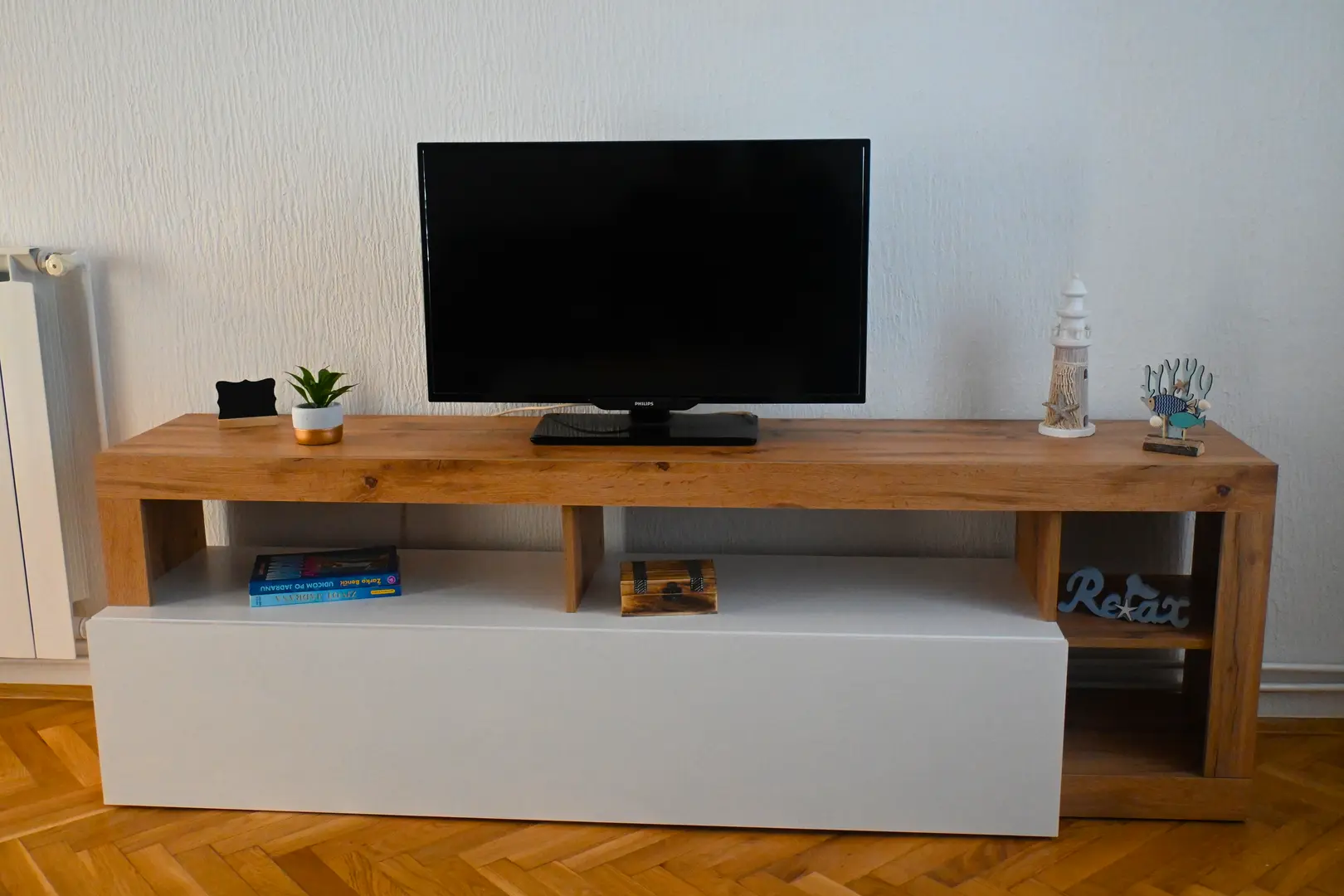 TV and part of living room
